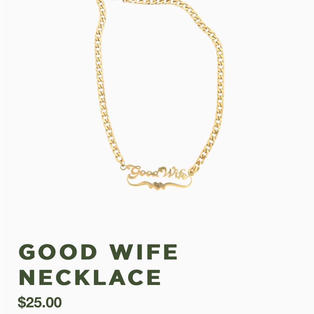 kacey musgraves gold good wife necklace